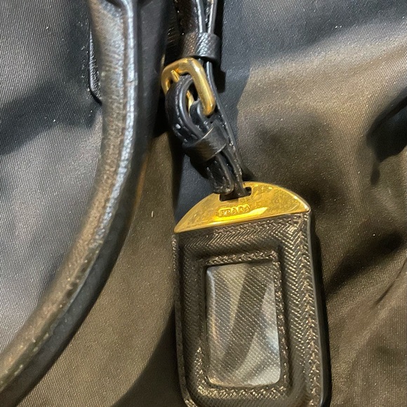 Prada Black Nylon Bauletto Handbag - Picture 11 of 13